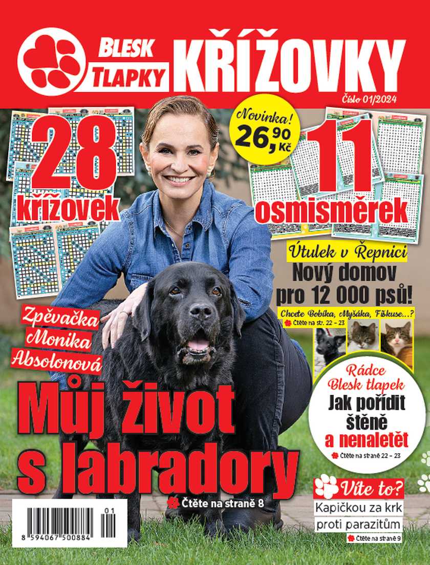 E-magazín BLESK TLAPKY KŘÍŽOVKY - 1/2024 - CZECH NEWS CENTER a. s.